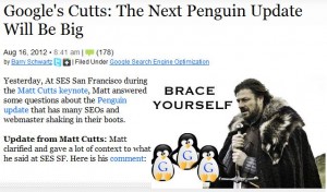 Matt Cuts droht: das nächste Pinguinupdate wird brutal