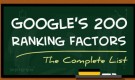 Google´s 200 Rankingfaktoren im Überblick